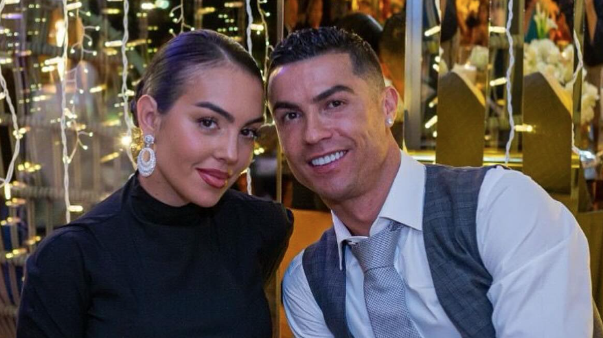 Regaña Georgina Rodríguez a Cristiano Ronaldo en plena pachanga