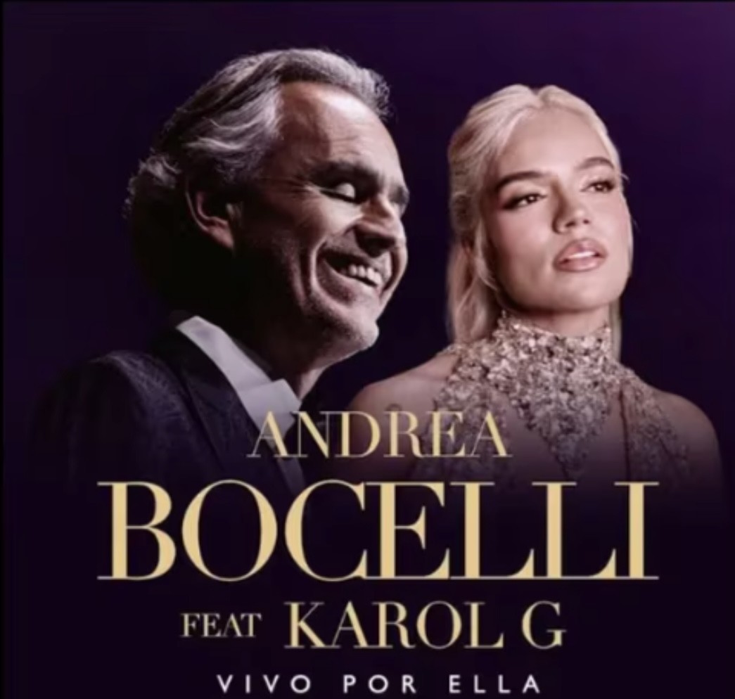 Andrea Bocelli lanza nueva versión de “Vivo por ella” con Karol G